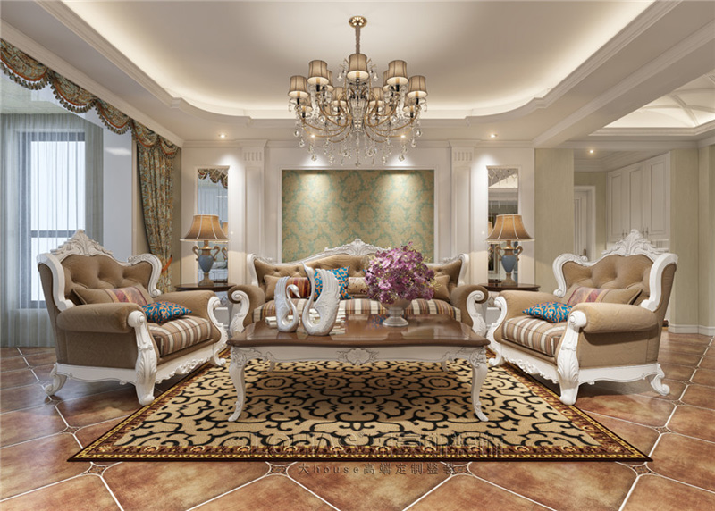 中基碧域140平歐式風(fēng)格