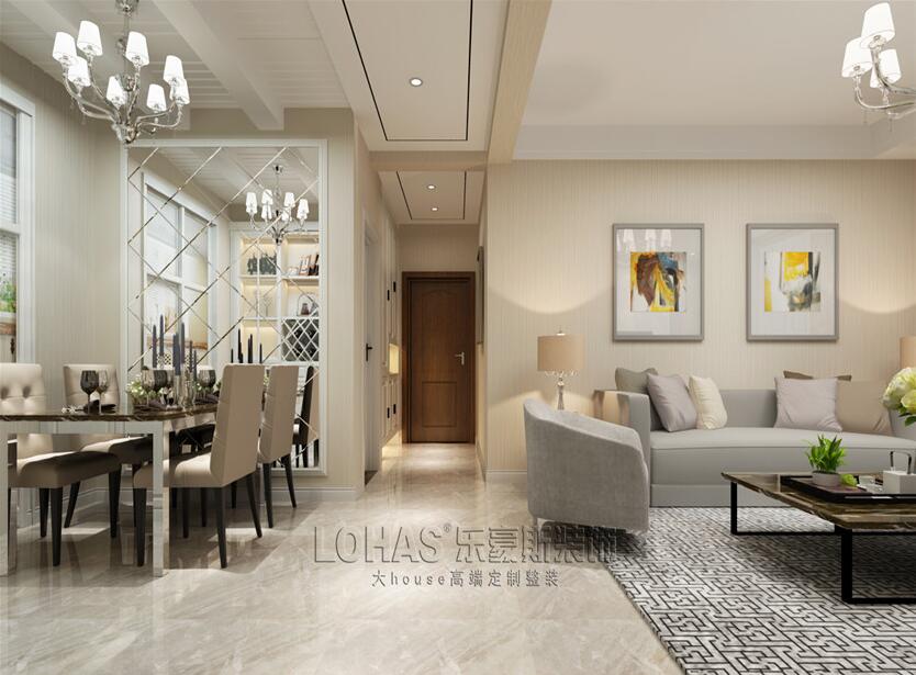 長九中心140平現(xiàn)代簡約