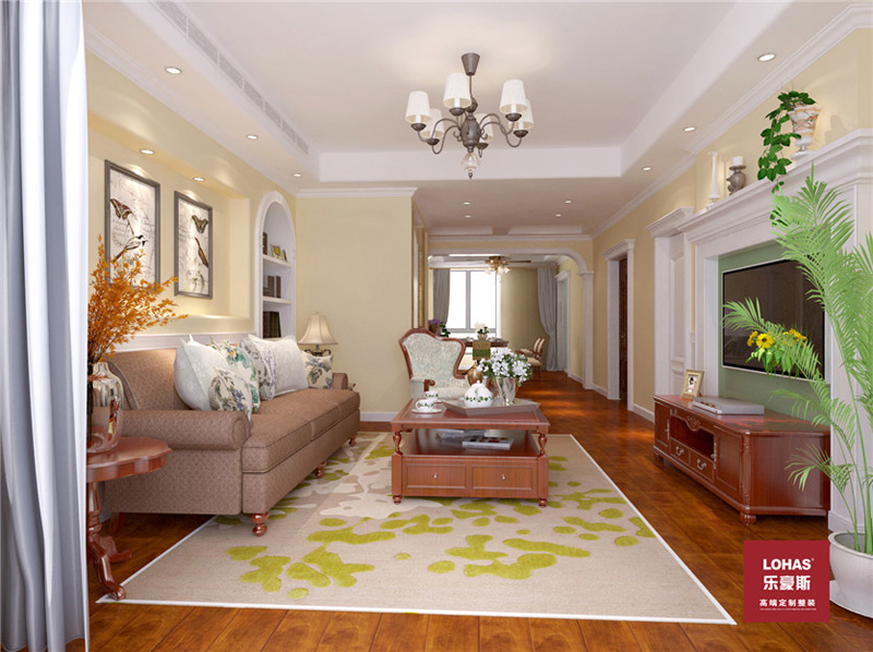 新源燕府186平美式田園風(fēng)格