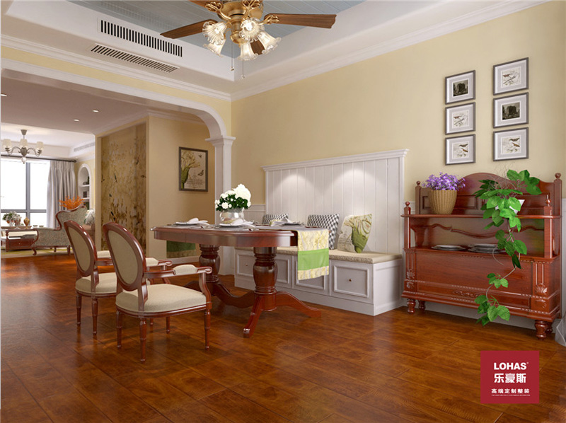 新源燕府186平美式田園風(fēng)格