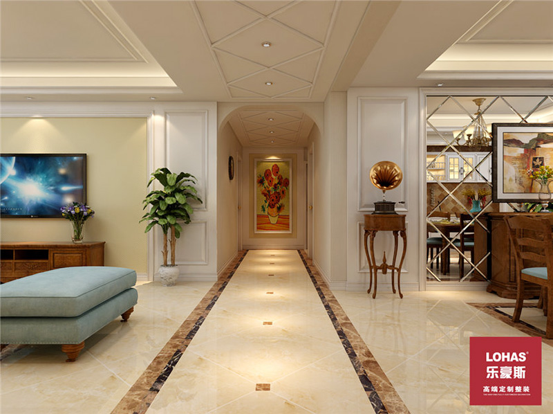 領(lǐng)世郡150平米裝修效果圖