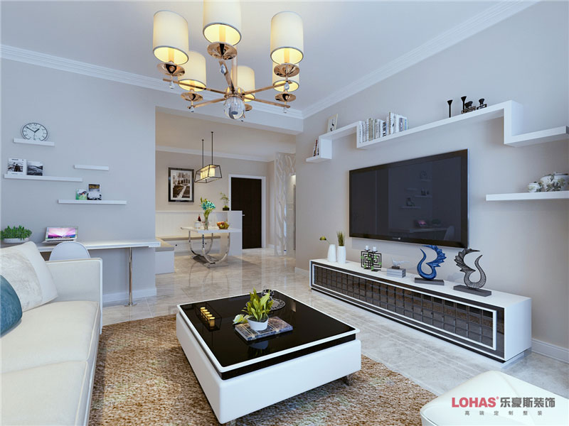 盛邦花園八區(qū)/88平/現(xiàn)代簡約風格