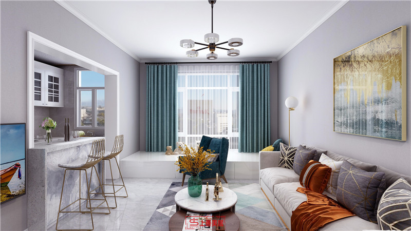 盛世華庭/78㎡/現(xiàn)代風(fēng)