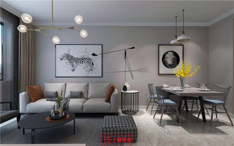 瀚唐/88㎡/北歐簡(jiǎn)約