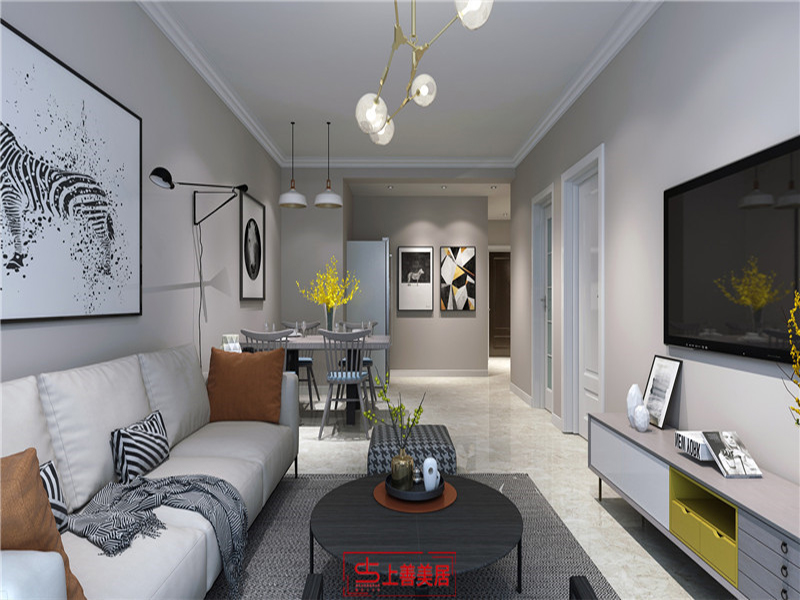 瀚唐/88㎡/北歐簡(jiǎn)約