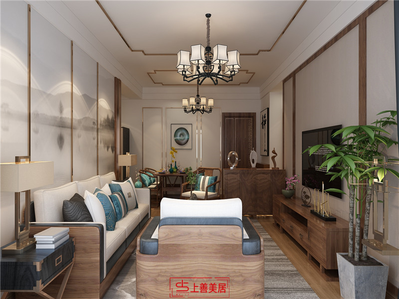 都市陽光/90㎡/新中式