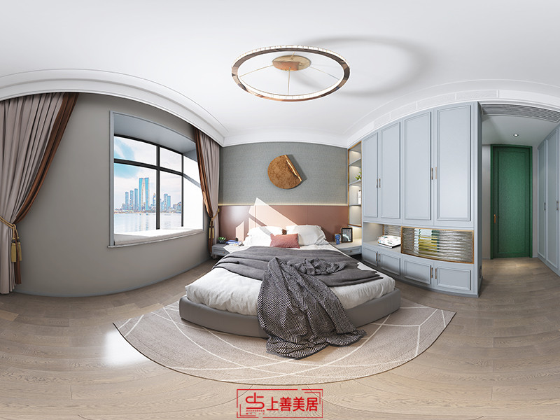 金輝優(yōu)步大道143平簡美風格臥室