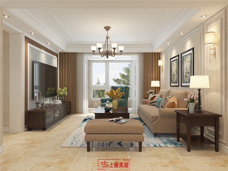 福美十號院/美式風(fēng)格/120㎡