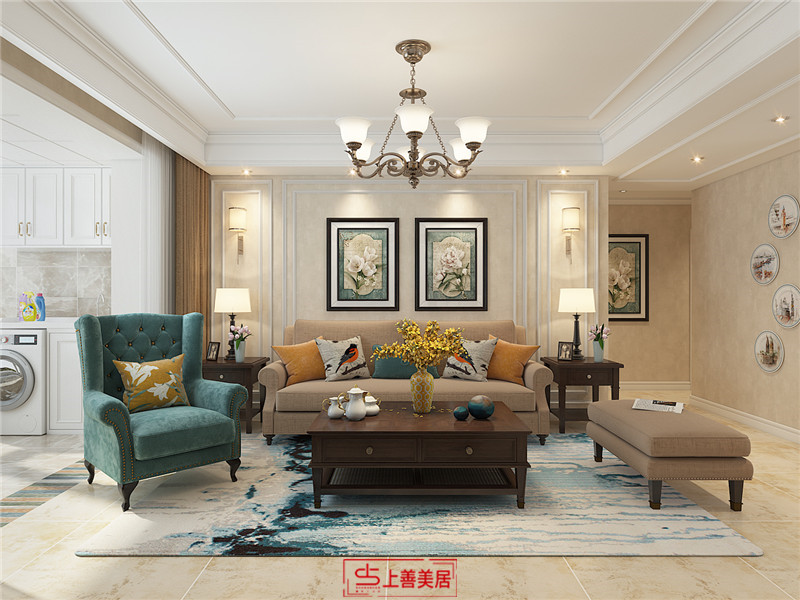 福美十號院/美式風(fēng)格/120㎡