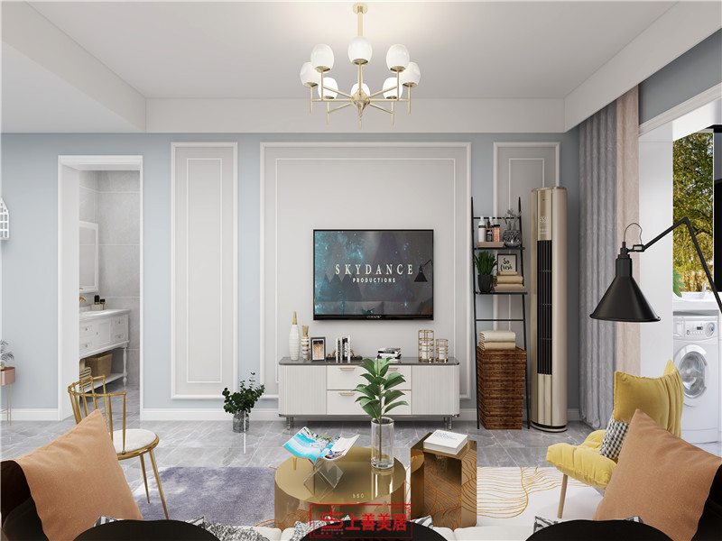 高柱小區(qū)/110㎡/現(xiàn)代