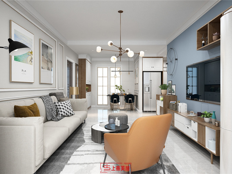 天海譽天下/96㎡/現(xiàn)代風格