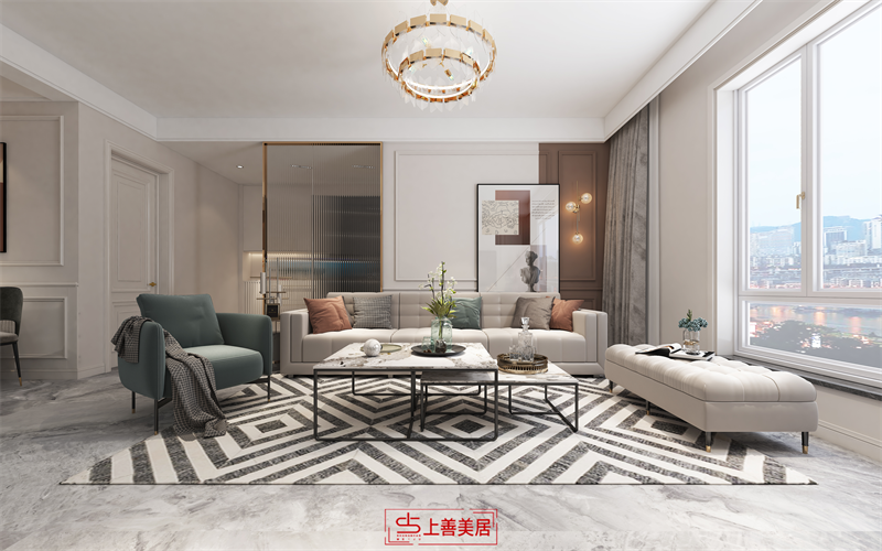 富貴城/118㎡/現(xiàn)代簡約