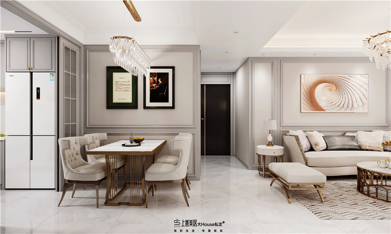 保利時光/130㎡/美式