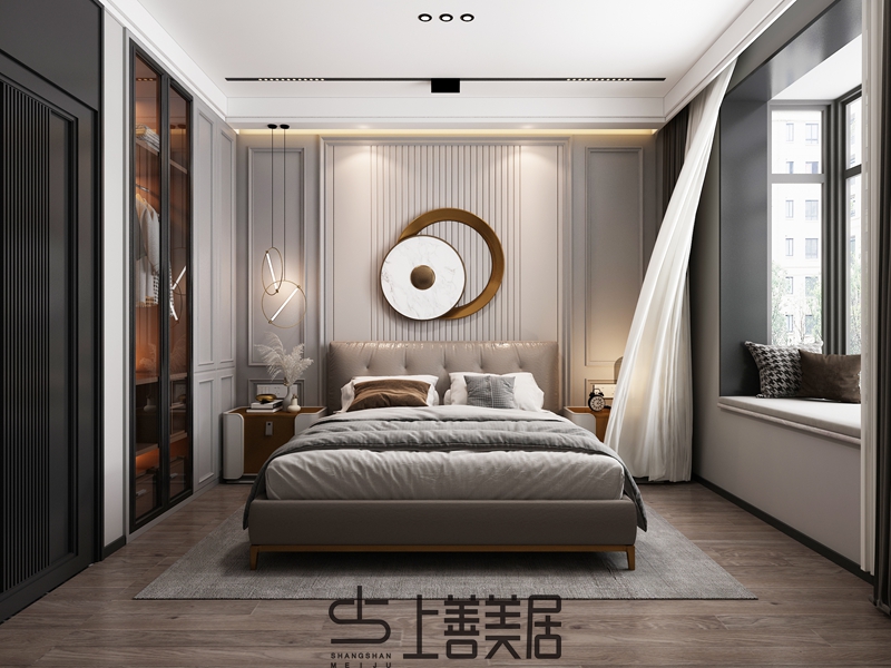 龍溪城300㎡上躍裝修法式后現(xiàn)代效果圖