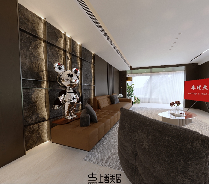 瑞凝府211㎡三室兩廳設(shè)計(jì)案例