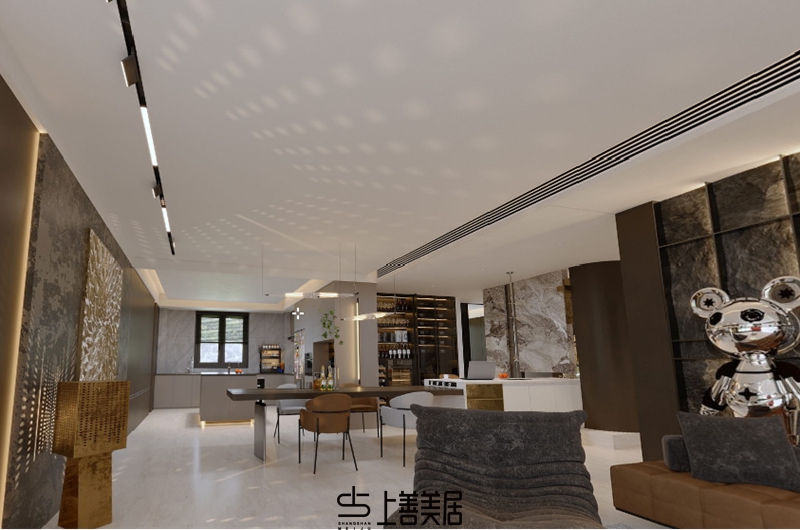 瑞凝府211㎡三室兩廳設(shè)計(jì)案例