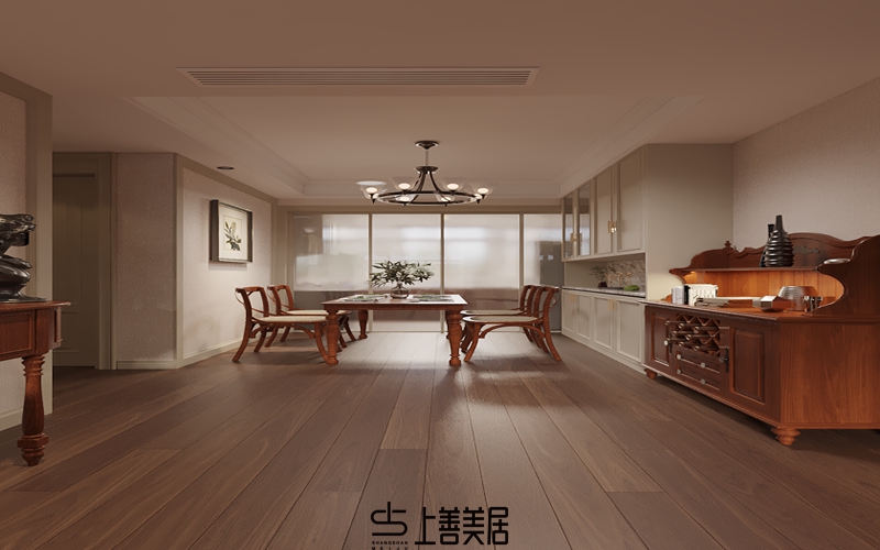 德賢華府160平美式效果圖01