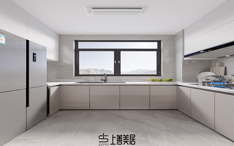 國仕山140㎡現(xiàn)代簡約裝修效果圖