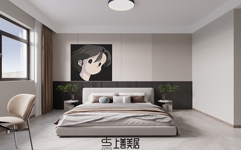 國仕山140平現(xiàn)代簡約裝修設(shè)計09