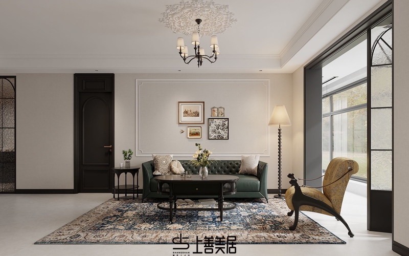 芯科苑128平美式裝修設(shè)計(jì)01