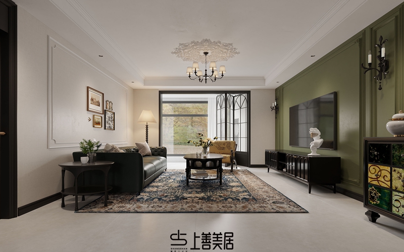 芯科苑128平美式裝修設(shè)計(jì)09