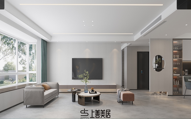 國(guó)瑞城140平現(xiàn)代簡(jiǎn)約裝修設(shè)計(jì)08