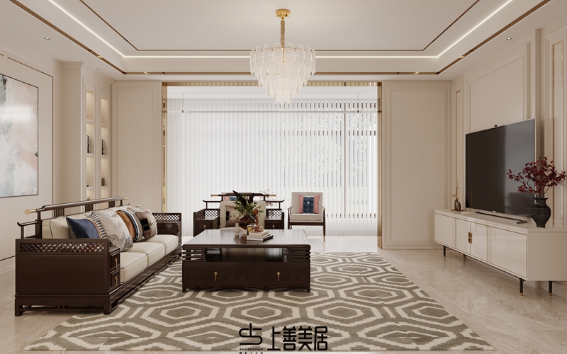 德賢華府160平簡歐風格裝修設計6