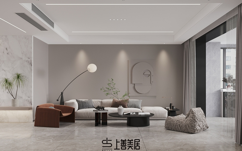 德賢華府160平簡歐風(fēng)格效果圖