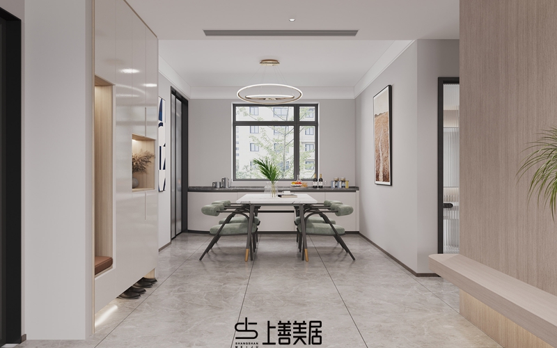 德賢華府160平簡歐風(fēng)格效果圖