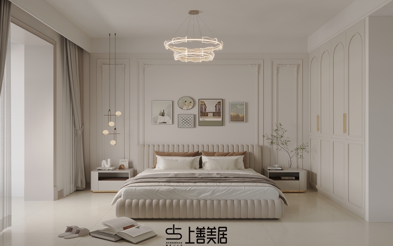 保定康城紫玉府140㎡輕奢裝修案例