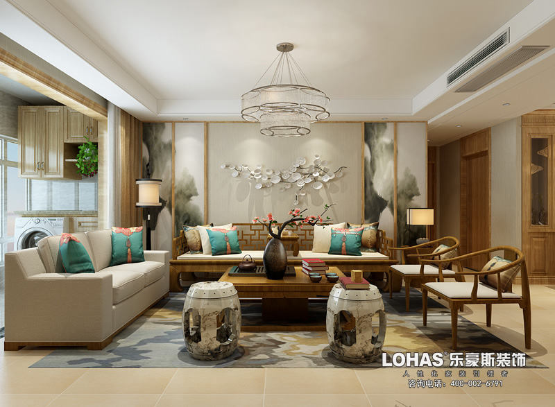 玫瑰灣/140㎡/新中式