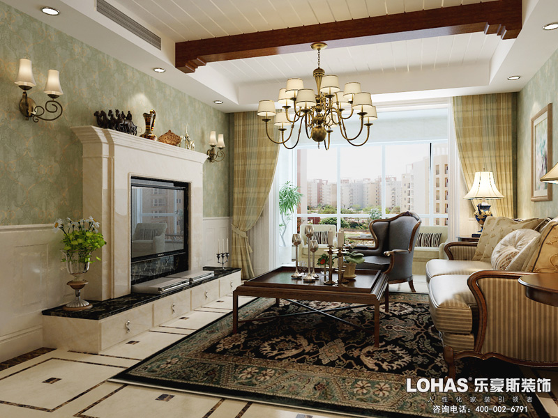 國(guó)仕山/155平米/美式