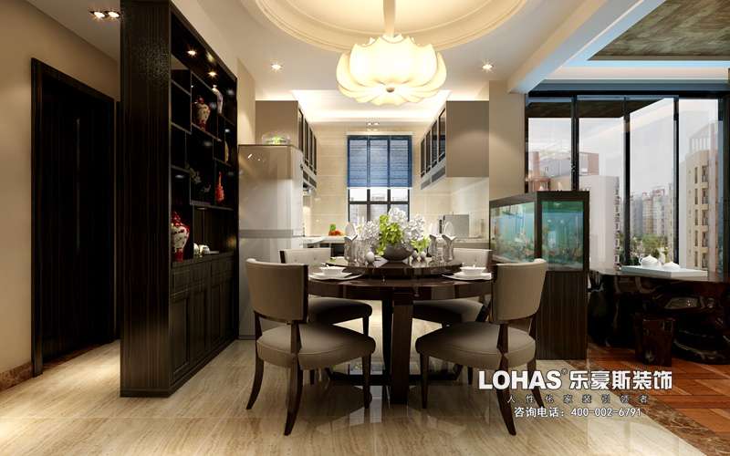 上東花園三室兩廳139㎡現(xiàn)代風格